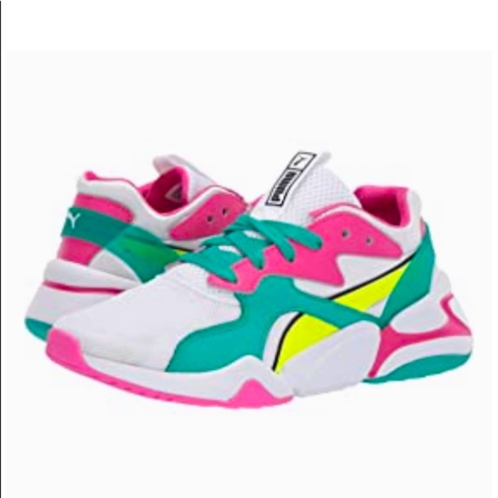 Puma Womens Nova MeshSD Trainers Leather Running Shoes